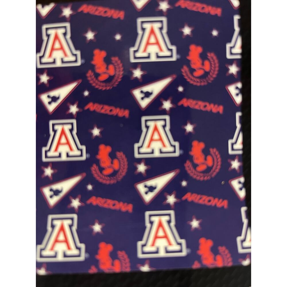 Arizona Disney Mickey Mouse NCAA Wildcats Cloud Throw Blanket 60x70